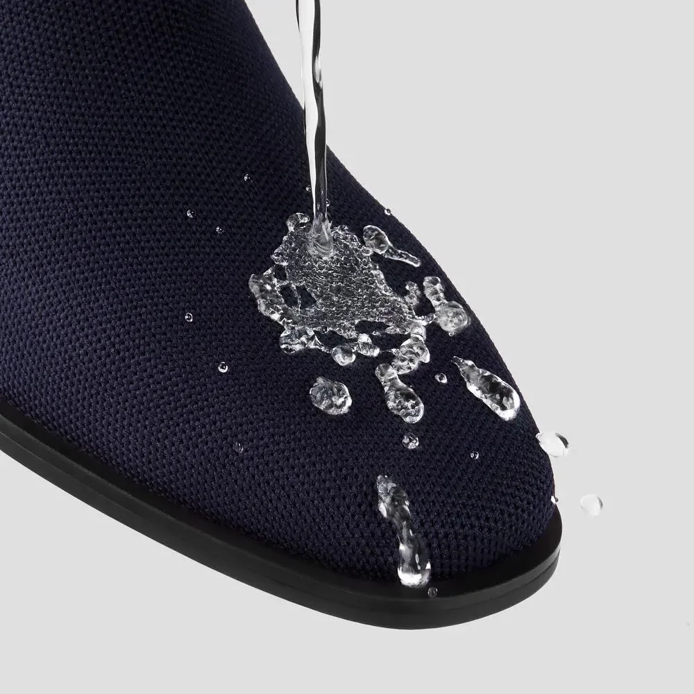 Vivaia Ryan Pro Slip On Water RPT Elegant Casual Chelsea Comfort Boot Navy 9-9.5